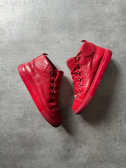 Balenciaga Arena High Top Red (43) - 10