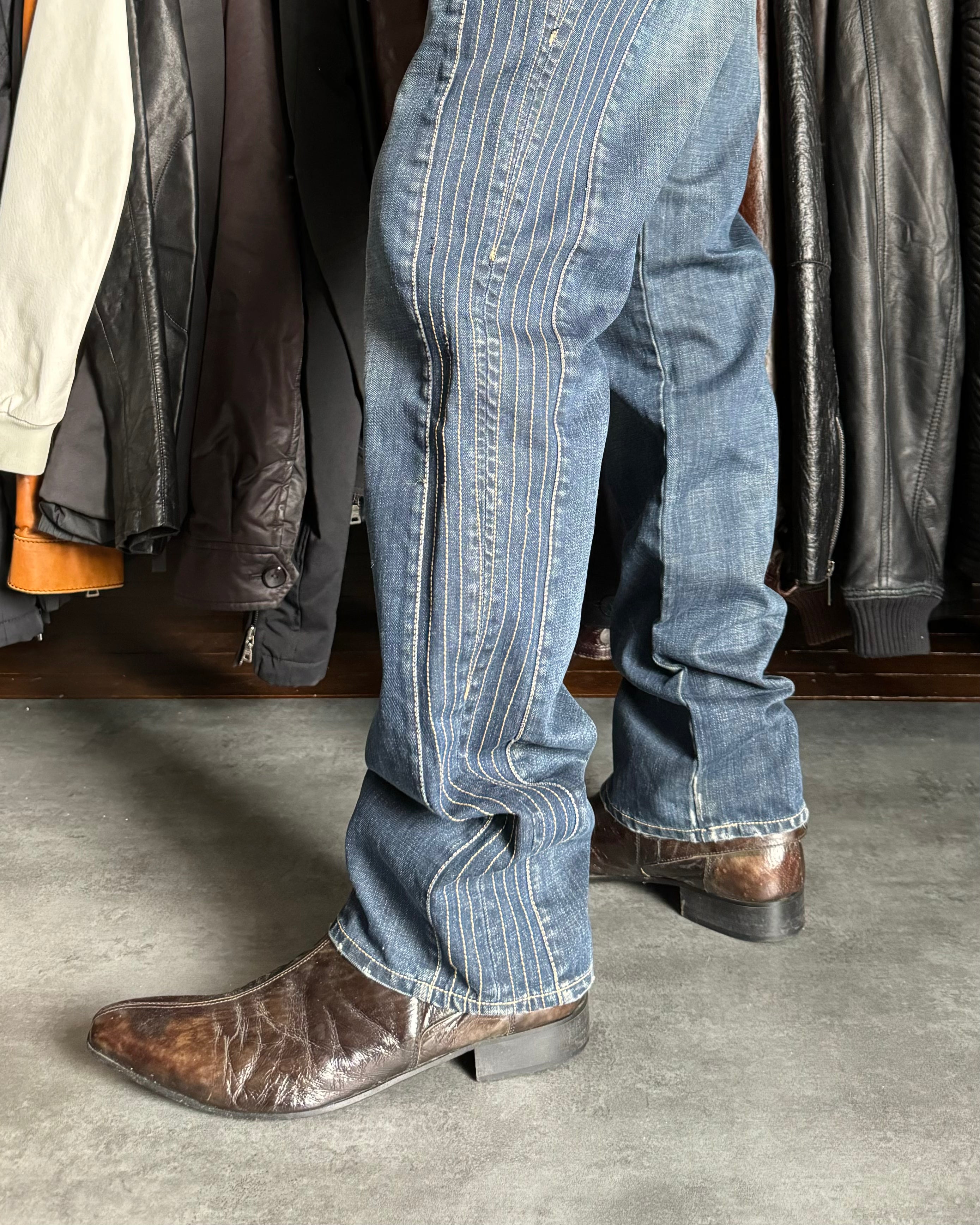 Cavalli Brown Western Cow-Boy Leather Boots (42) - 2