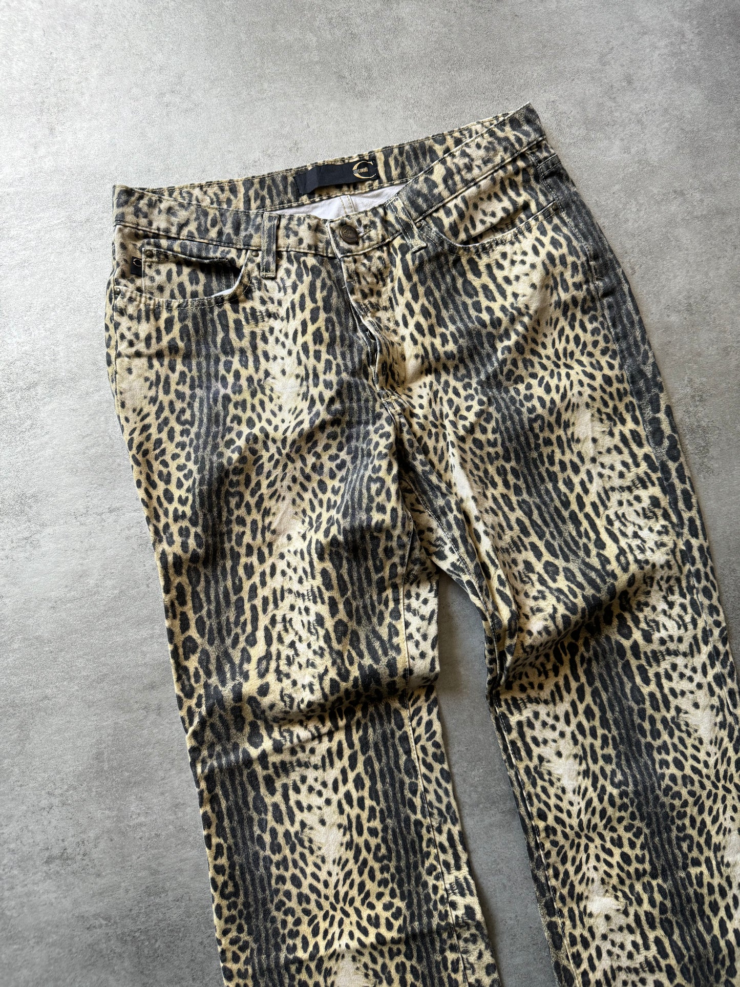 SS2006 Cavalli Leopard Print Pants  (S) - 6