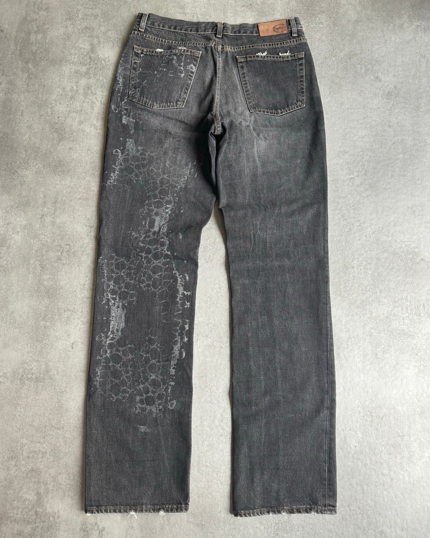 SS2008 Cavalli Grey Scales Effect Jeans (S/M) - 1