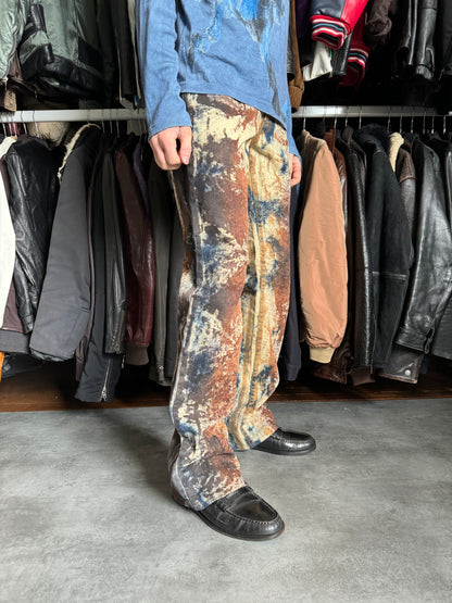 AW2001 Cavalli World Rust Eroded Ultimate Pants (S) - 3