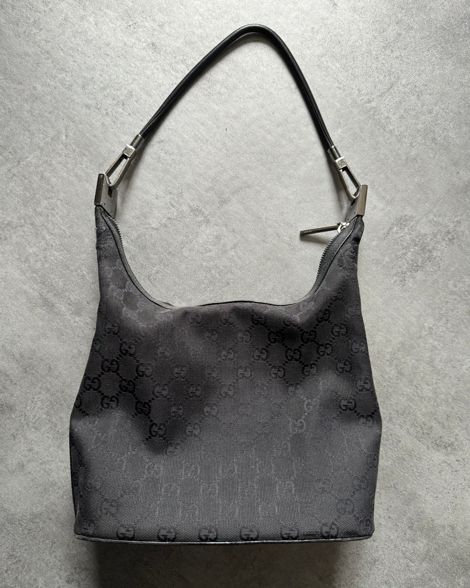 FW2002 Gucci Black Monogrammed Black Bag by Tom Ford (OS) - 3