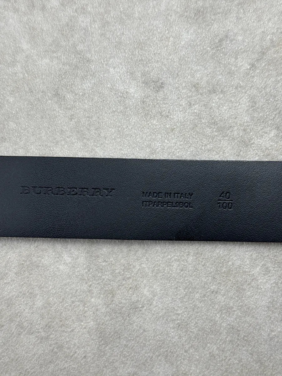 Burberry Dark Navy Khaki Camouflage Leather Belt HILejHWt 7