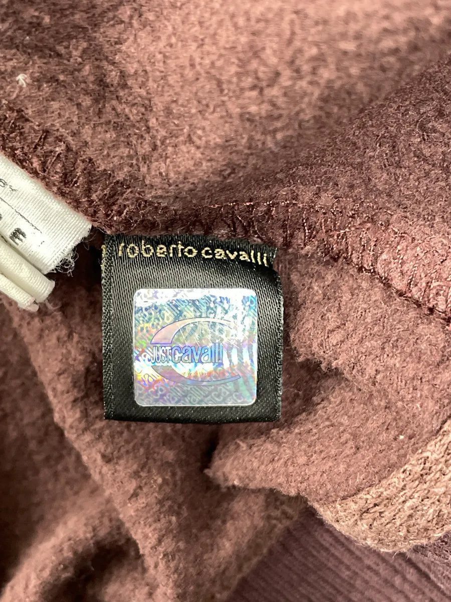 2010s Cavalli Mauve Winged Deer Logo Zip-Up Sweater HJkRHrUa 10