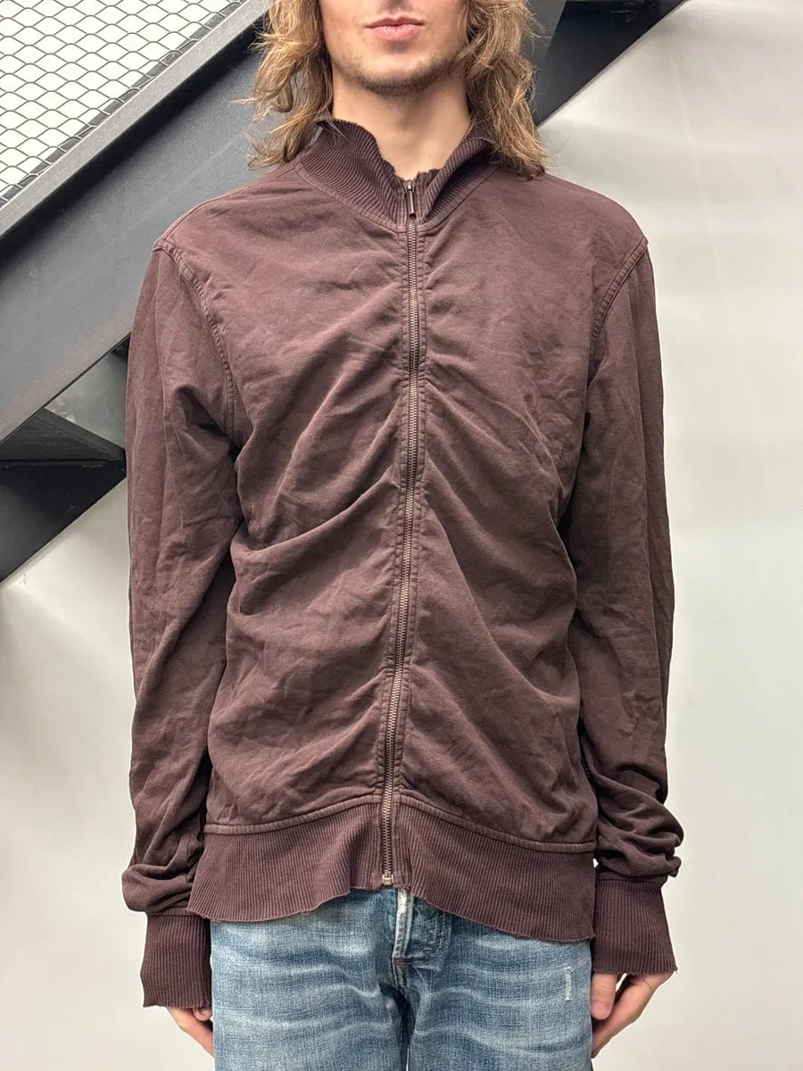 2010s Cavalli Mauve Winged Deer Logo Zip-Up Sweater HJkRHrUa 1