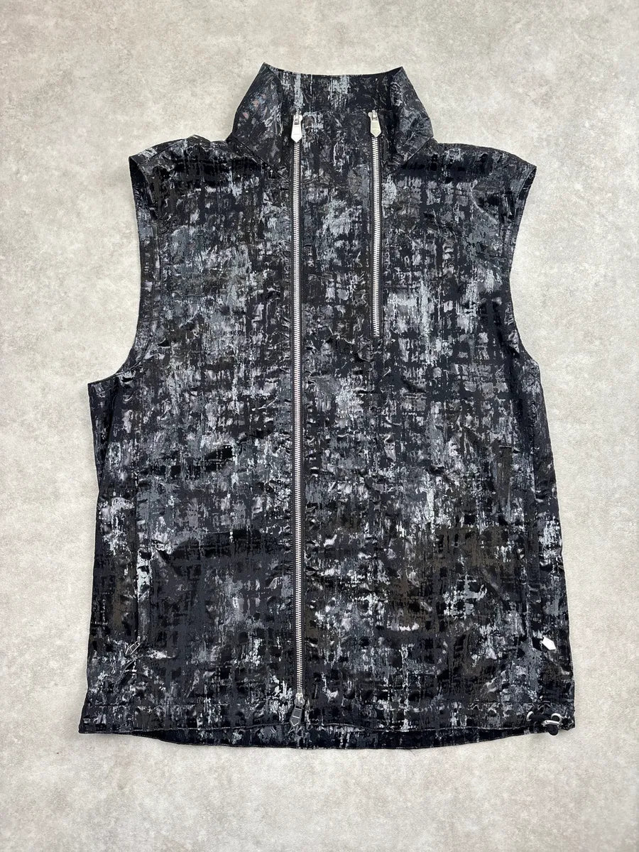 Hermès Black Technical Abstract Double Zip Vest HNbipuLh 0