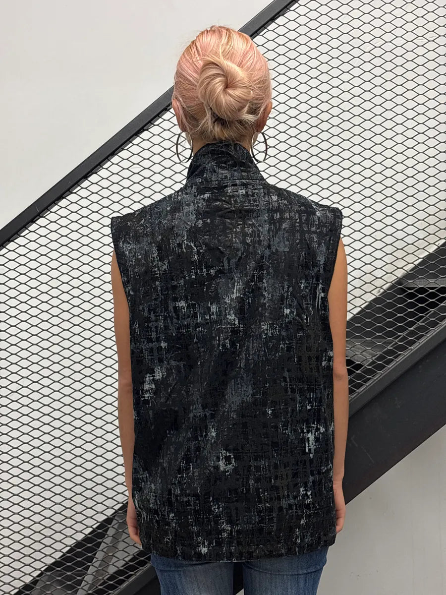 Hermès Black Technical Abstract Double Zip Vest HNbipuLh 2