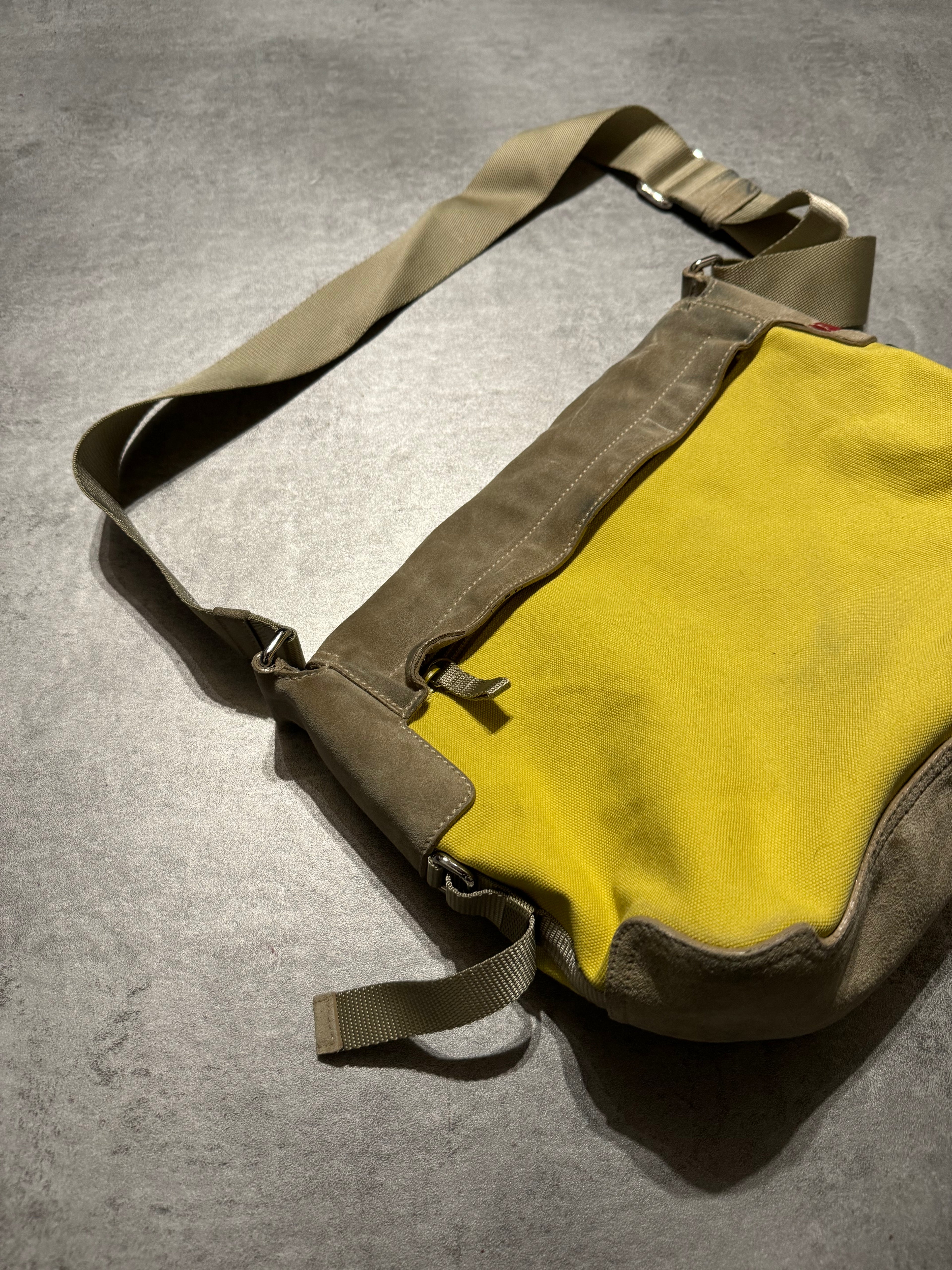 2000s Prada Linea Rossa Yellow Shoulder Bag (OS) - 7