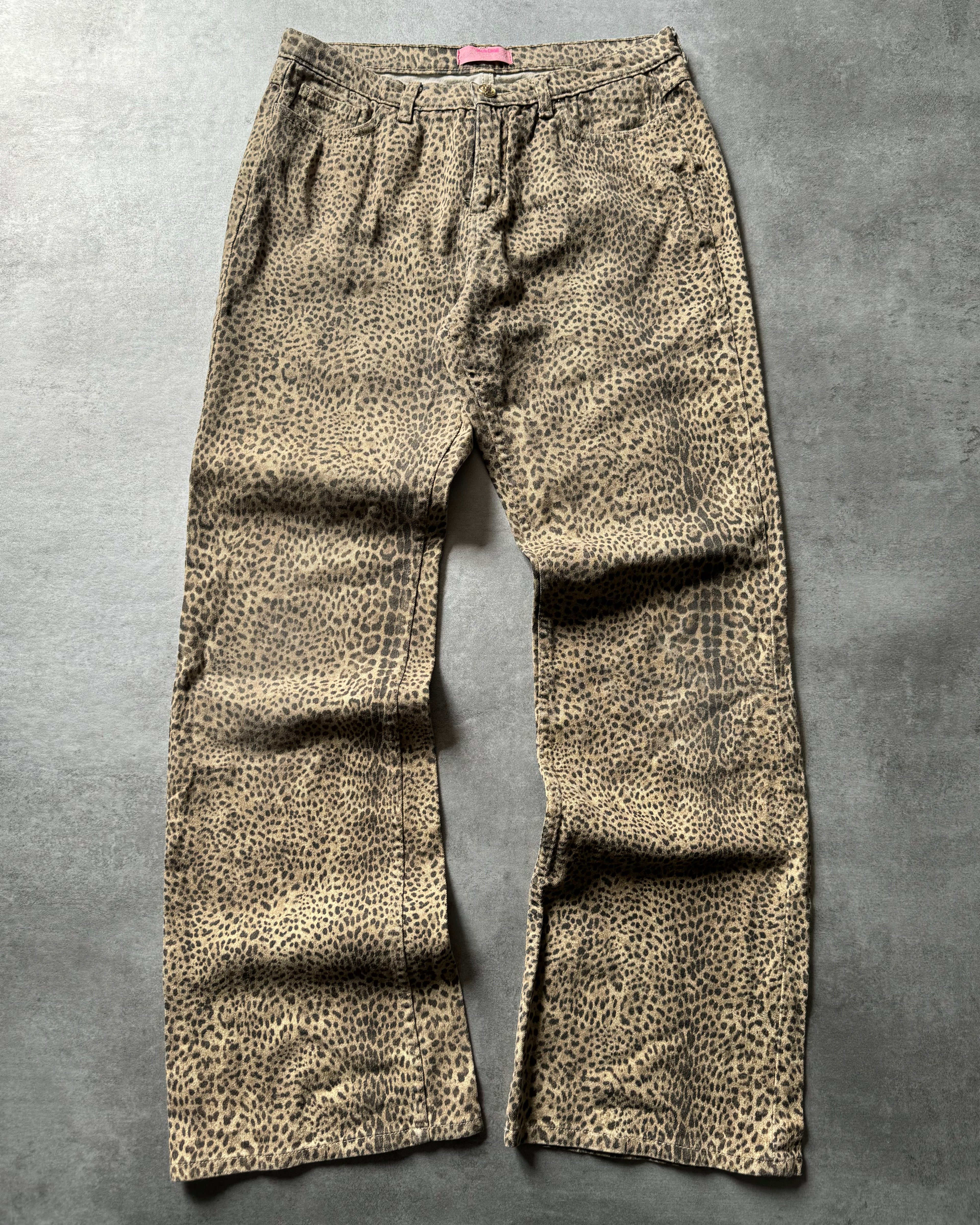 FW2001 Roberto Cavalli Angels Jaguar Smooth Pants (S) - 10