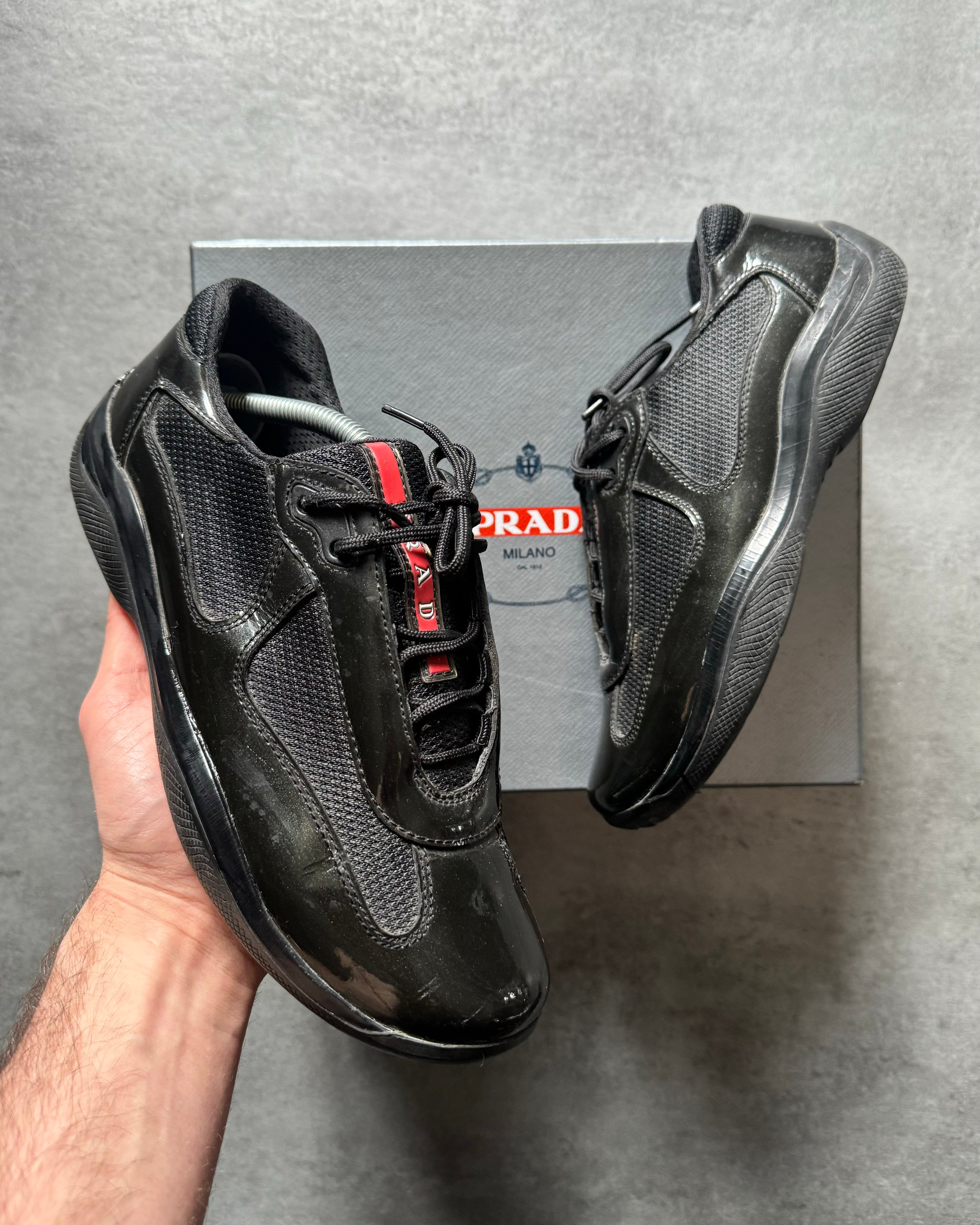 Prada America's Cup Satin Olive (39,5) - 1