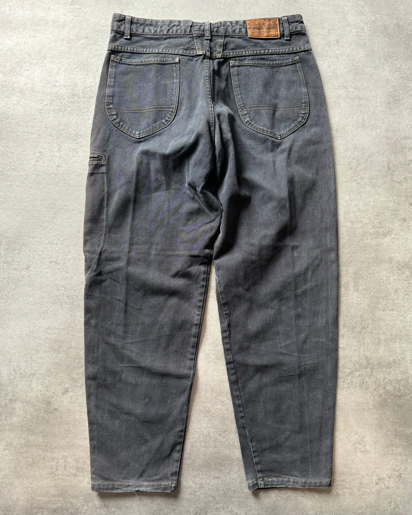 AW2005 Closed Stone Washed Denim Grey Pants (L) - 2