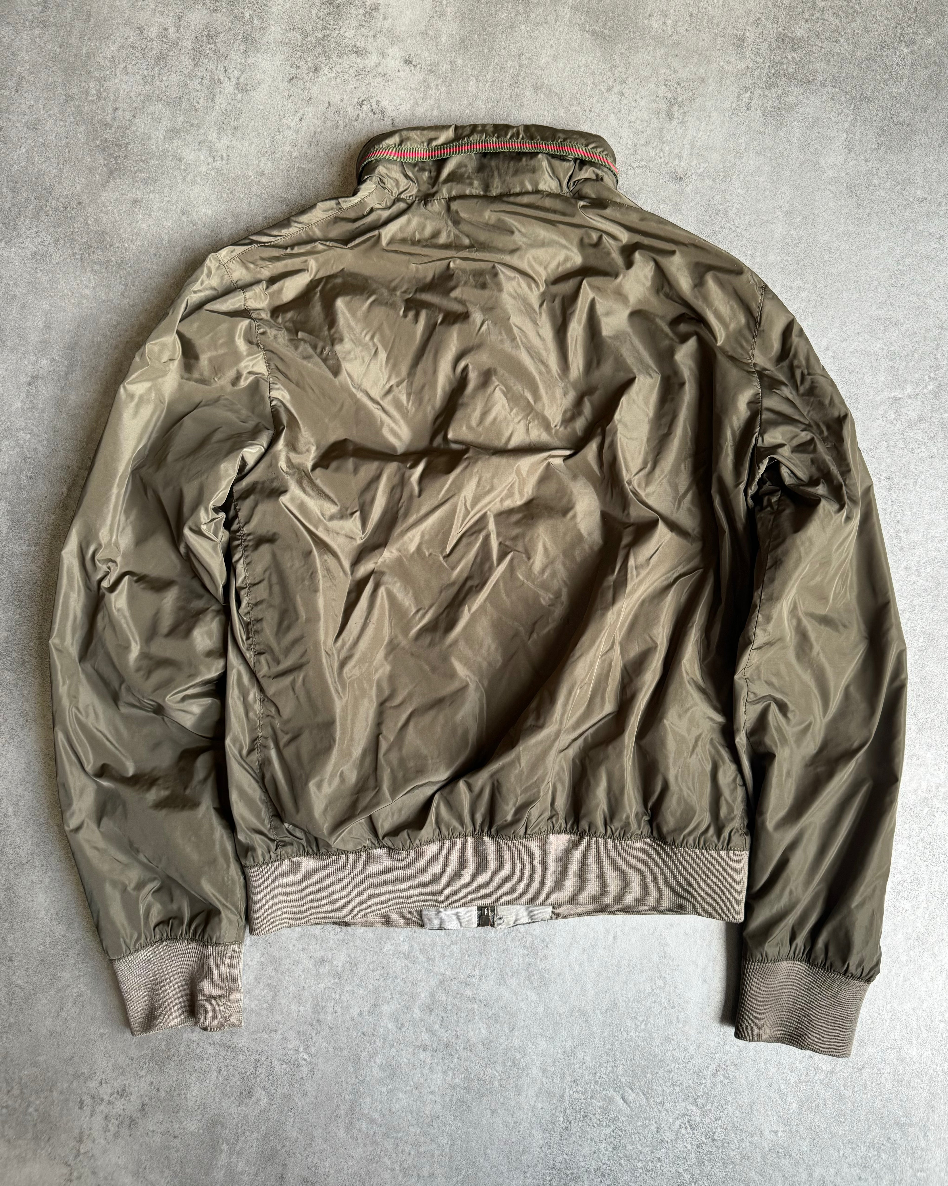 SS2010 Gucci Olive Light Jacket by Frida Giannini (XS/S) - 2