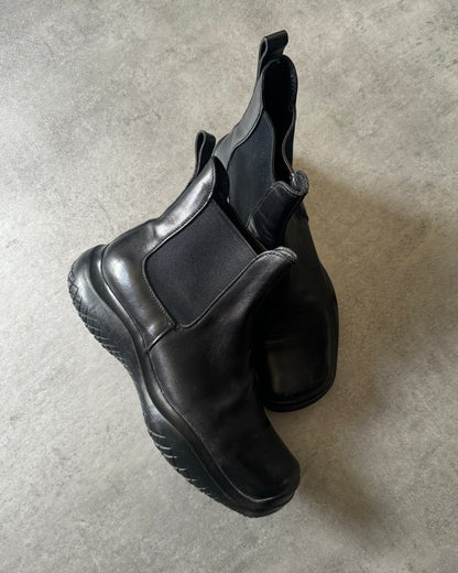 FW1999 Prada Ankle Black Leather Boots  (42,5) - 7