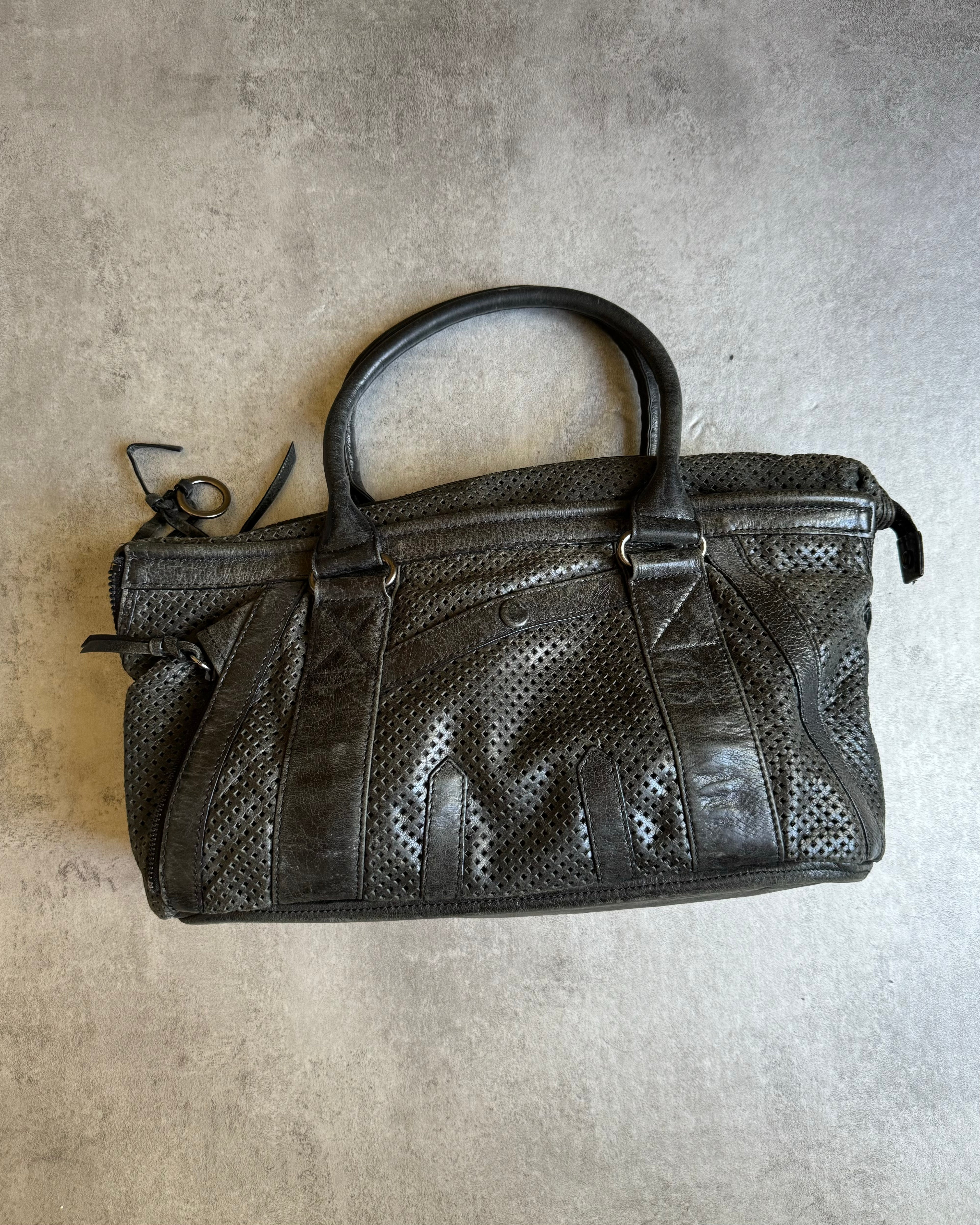 Issey Miyake Olive Archive Citizen Leather Bag  (OS) - 1