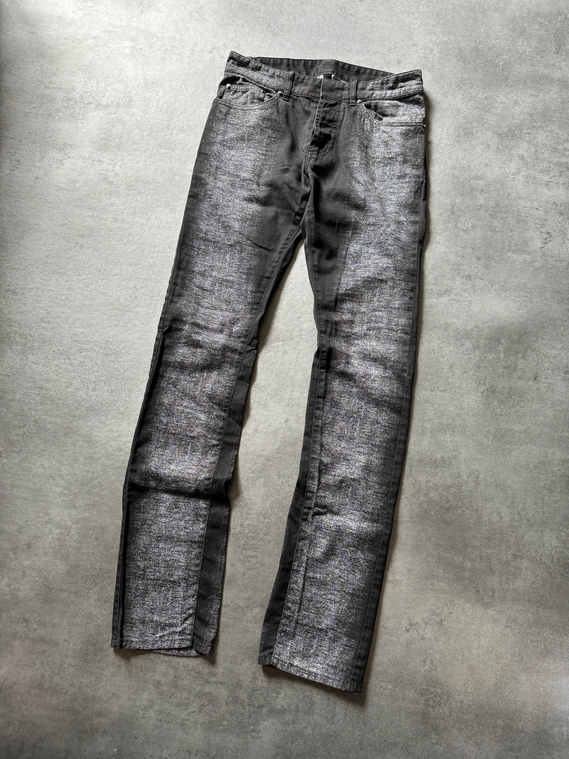 FW2014 Balenciaga Grey Rockstar Pants   (S) - 8