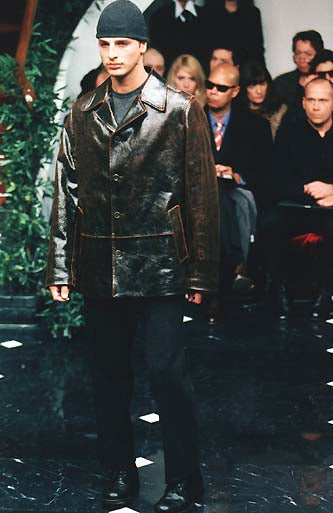 FW1998 Dolce & Gabbana Minimalist Elegance Leather Jacket