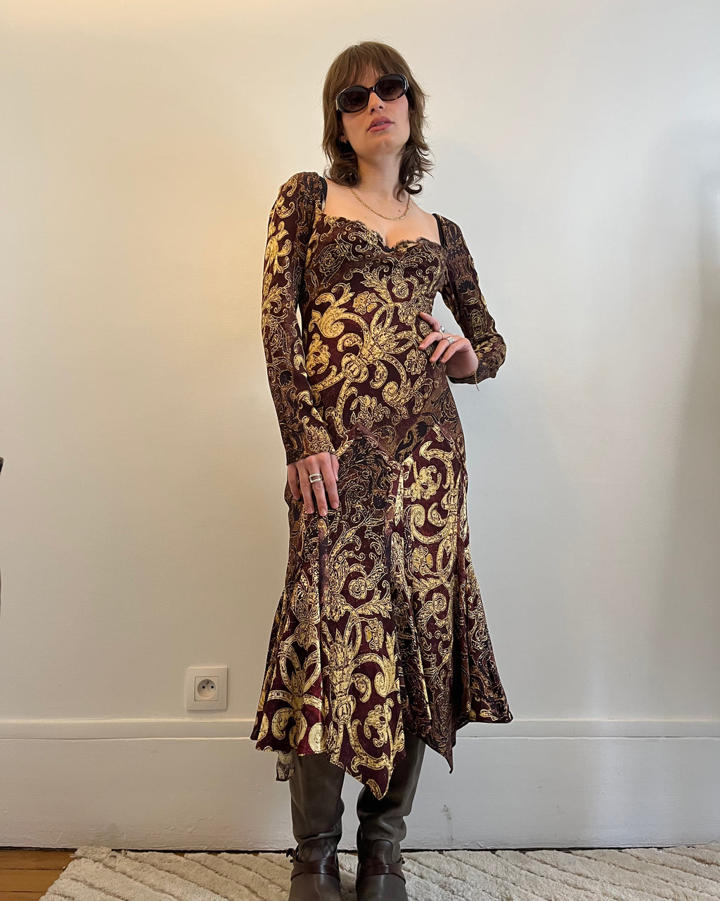 Roberto Cavalli Archive Royal Jacquard Dress