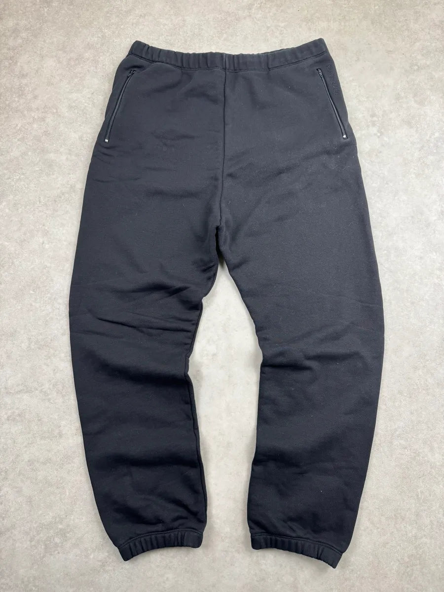 AW2016 Balenciaga Black Cotton Jogger Pants MASqHPpF 1