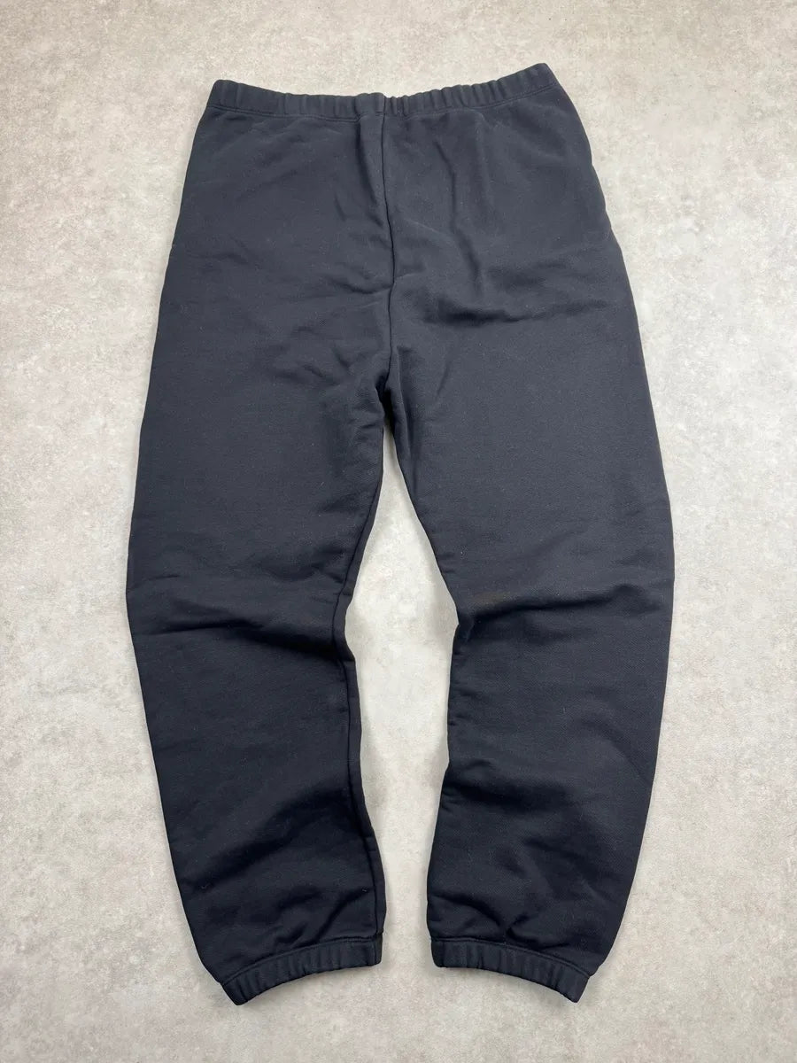 AW2016 Balenciaga Black Cotton Jogger Pants MASqHPpF 5