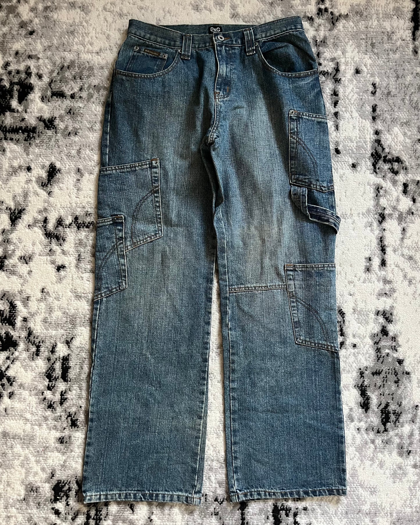 AW2003 Dolce & Gabbana Worker Cargo Jeans (M)