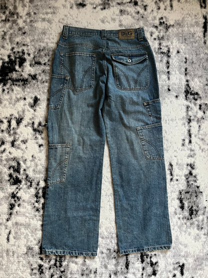 AW2003 Dolce & Gabbana Worker Cargo Jeans (M)