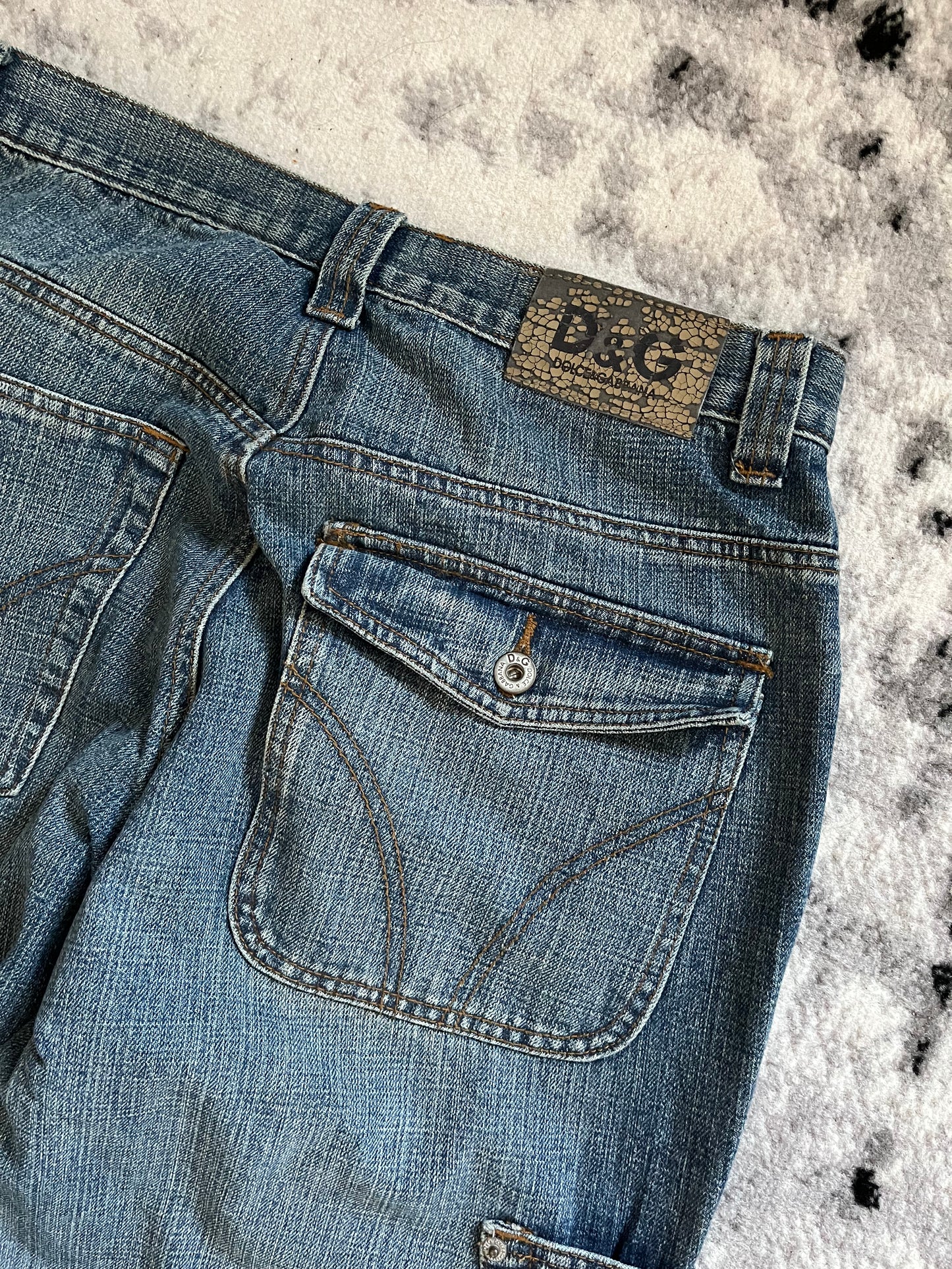 AW2003 Dolce & Gabbana Worker Cargo Jeans (M)