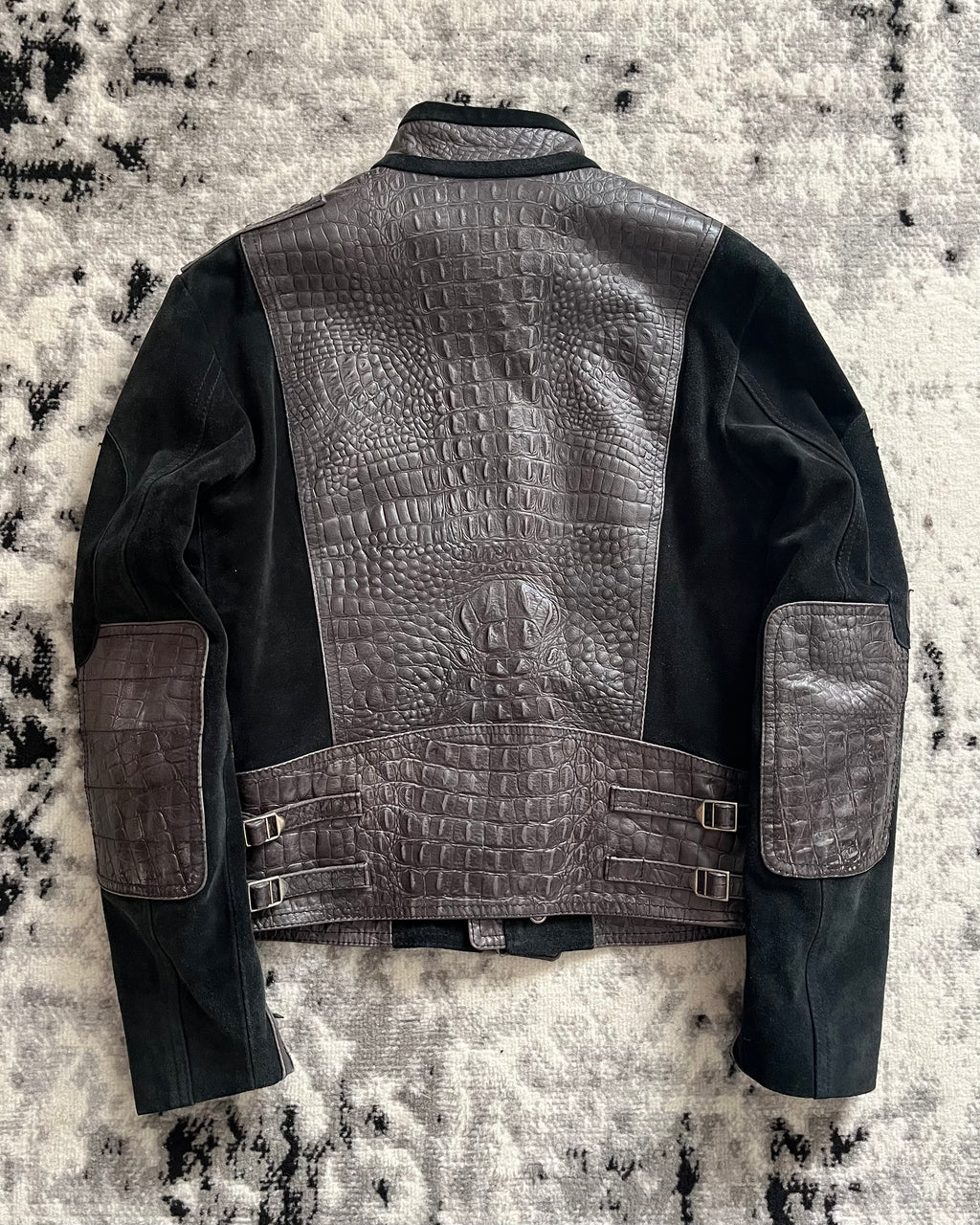 FW1998 Armani Dragon Hide Leather Skin Jacket (S/M) – Dolce Vita Hub