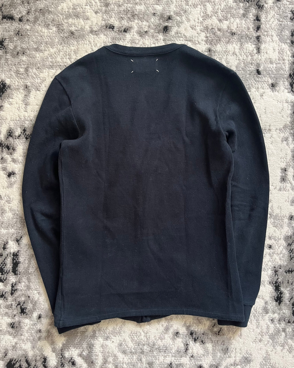 Maison Margiela Navy Elemental Emblem Cardigan (M)