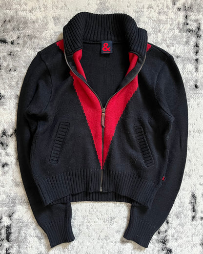 2000s' Dolce & Gabbana Relaxed Sly Wool Cardigan (XS)