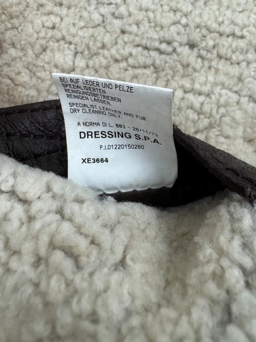 2000s Roberto Cavalli Brown Leather Reversible Shearling Jacket FmfMNfDy 14