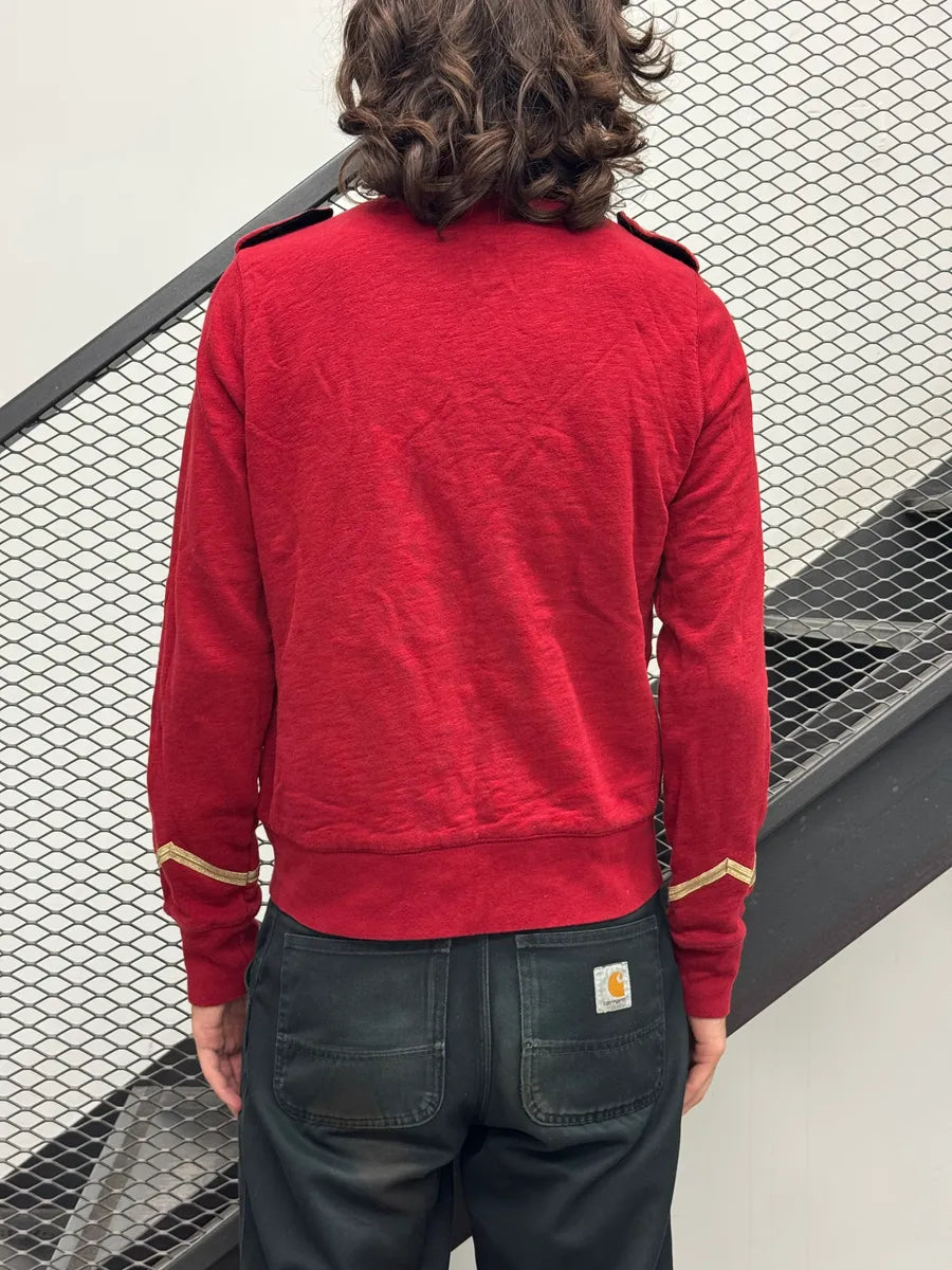 Ralph Lauren Red Cotton Military Band Light Jacket LnOldhPP 2