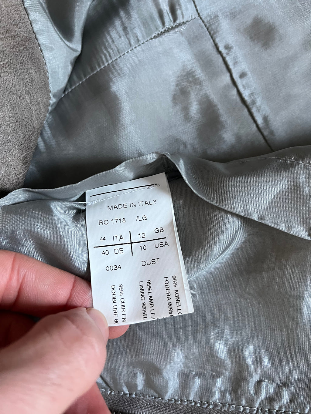 2010FW リック・オウエンス アーカイブ ブリュット レザー ハイブリッド ジャケット (XS)