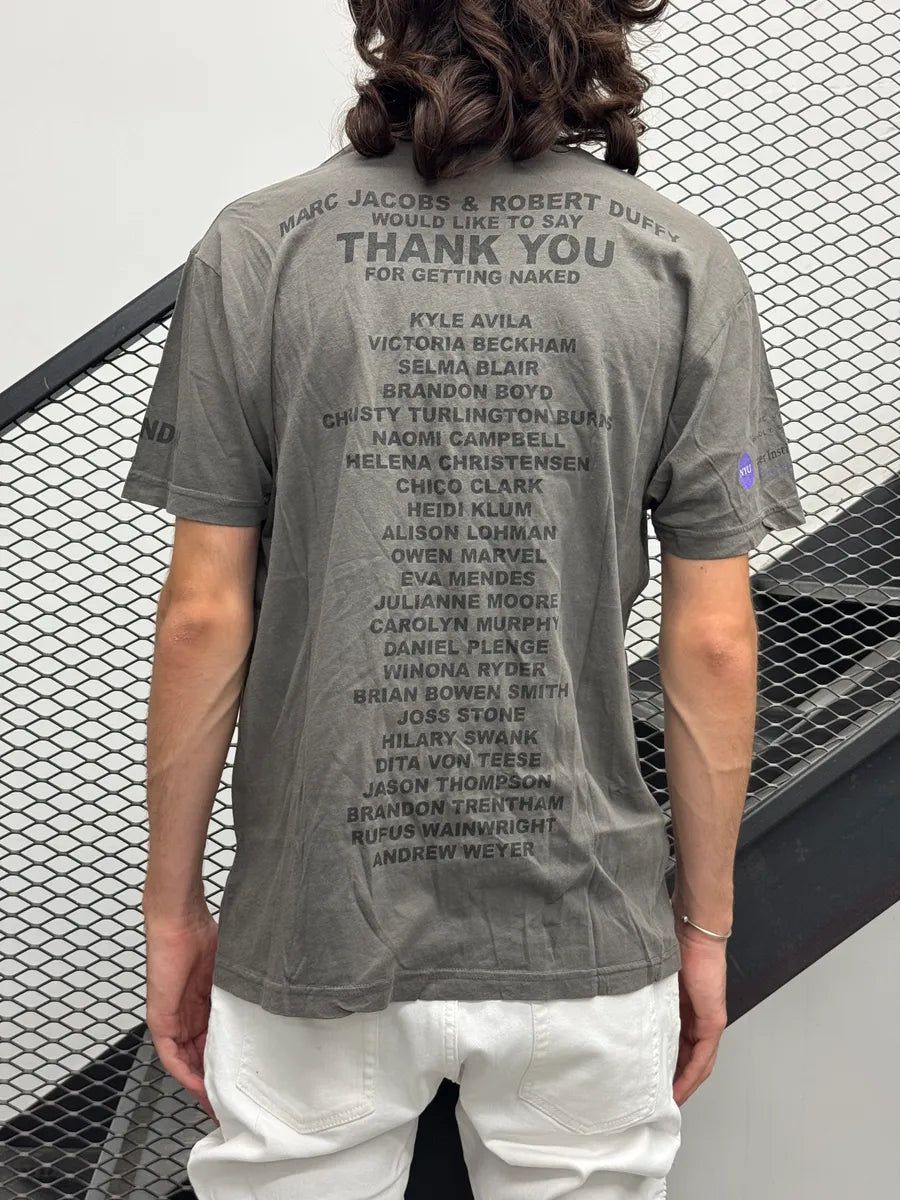 Marc Jacobs Taupe Protect Your Organ Graphic T-Shirt SATvbhOx 2