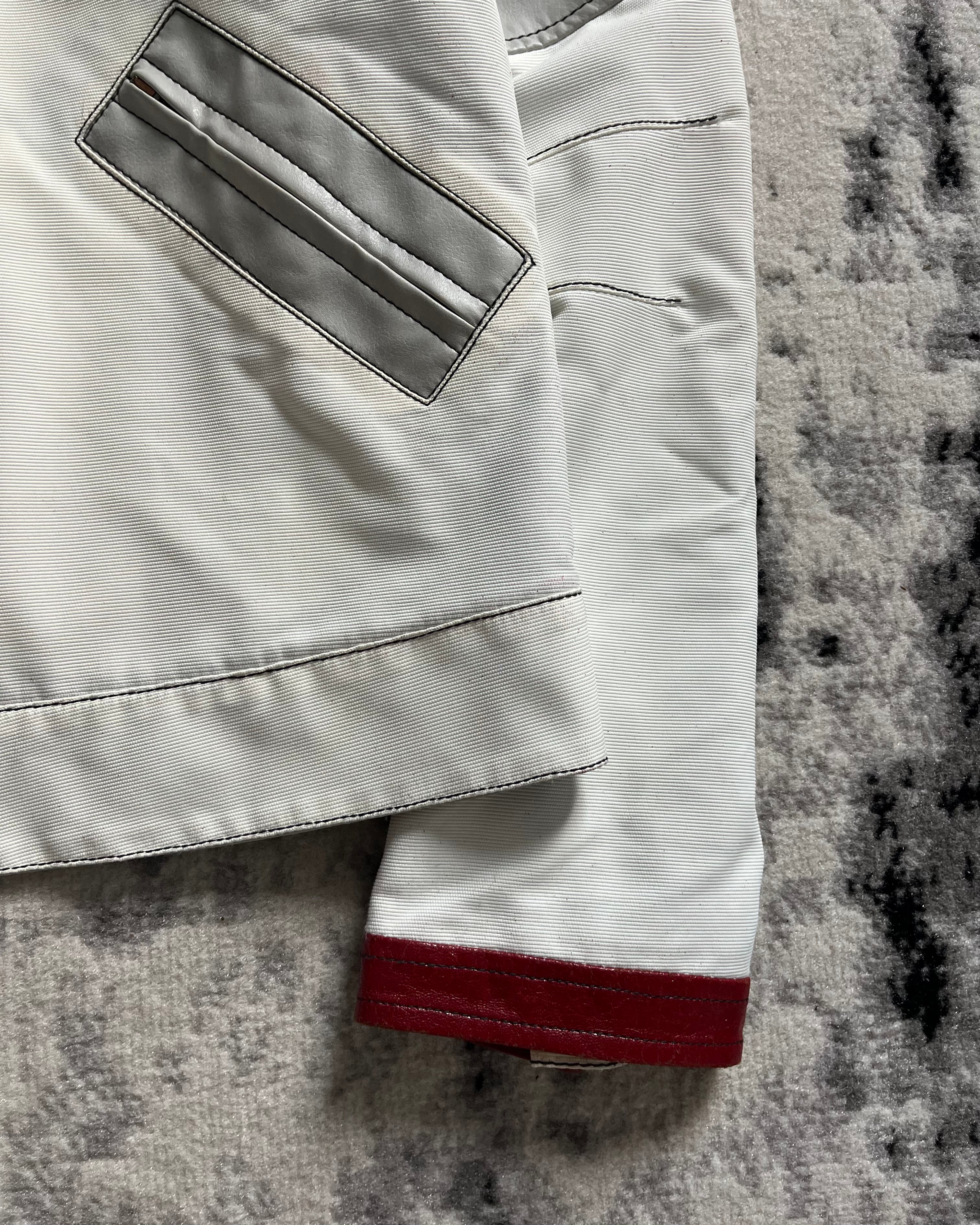 90年代 アルマーニ ヨーロピアン ライド バイカー レザー ジャケット (S)