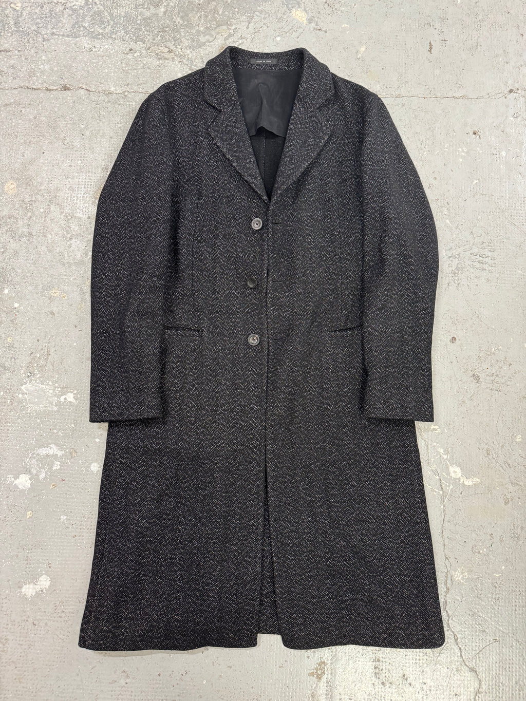 AW2005 Emporio Armani Trench Wool Obscure Coat (M)