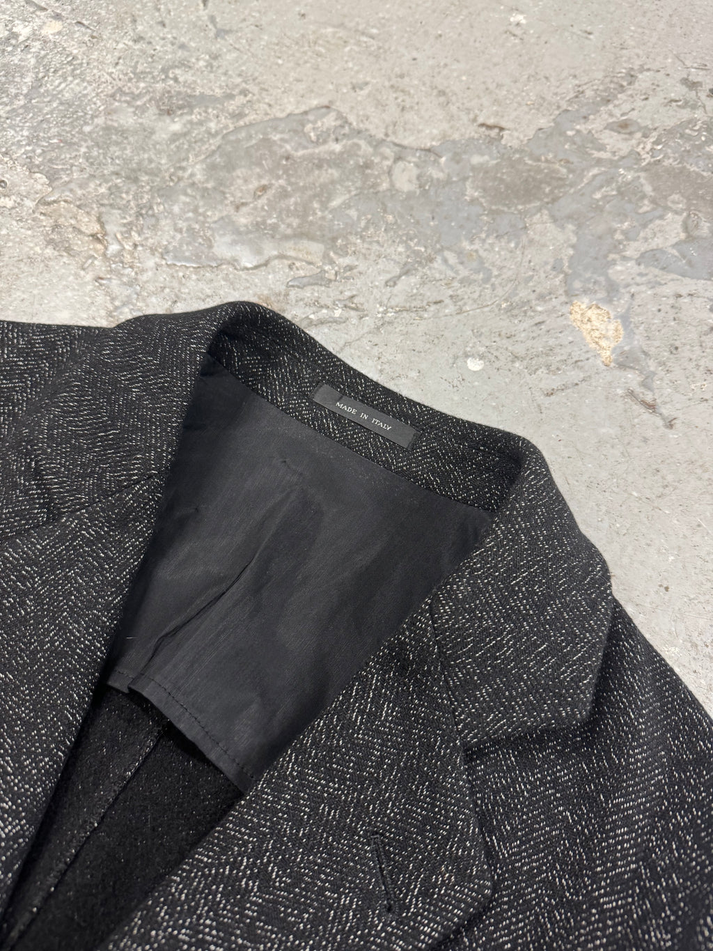 AW2005 Emporio Armani Trench Wool Obscure Coat (M)