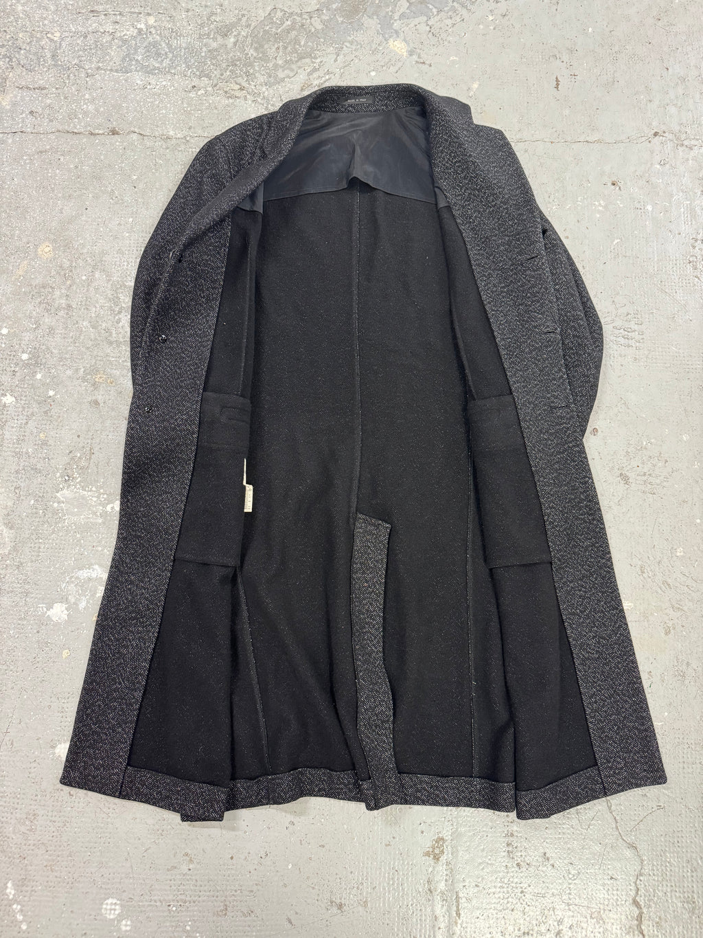 AW2005 Emporio Armani Trench Wool Obscure Coat (M)