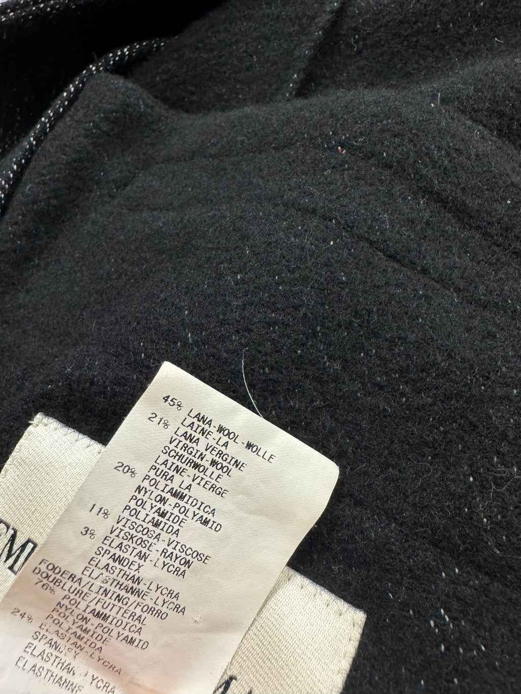 AW2005 Emporio Armani Trench Wool Obscure Coat (M)