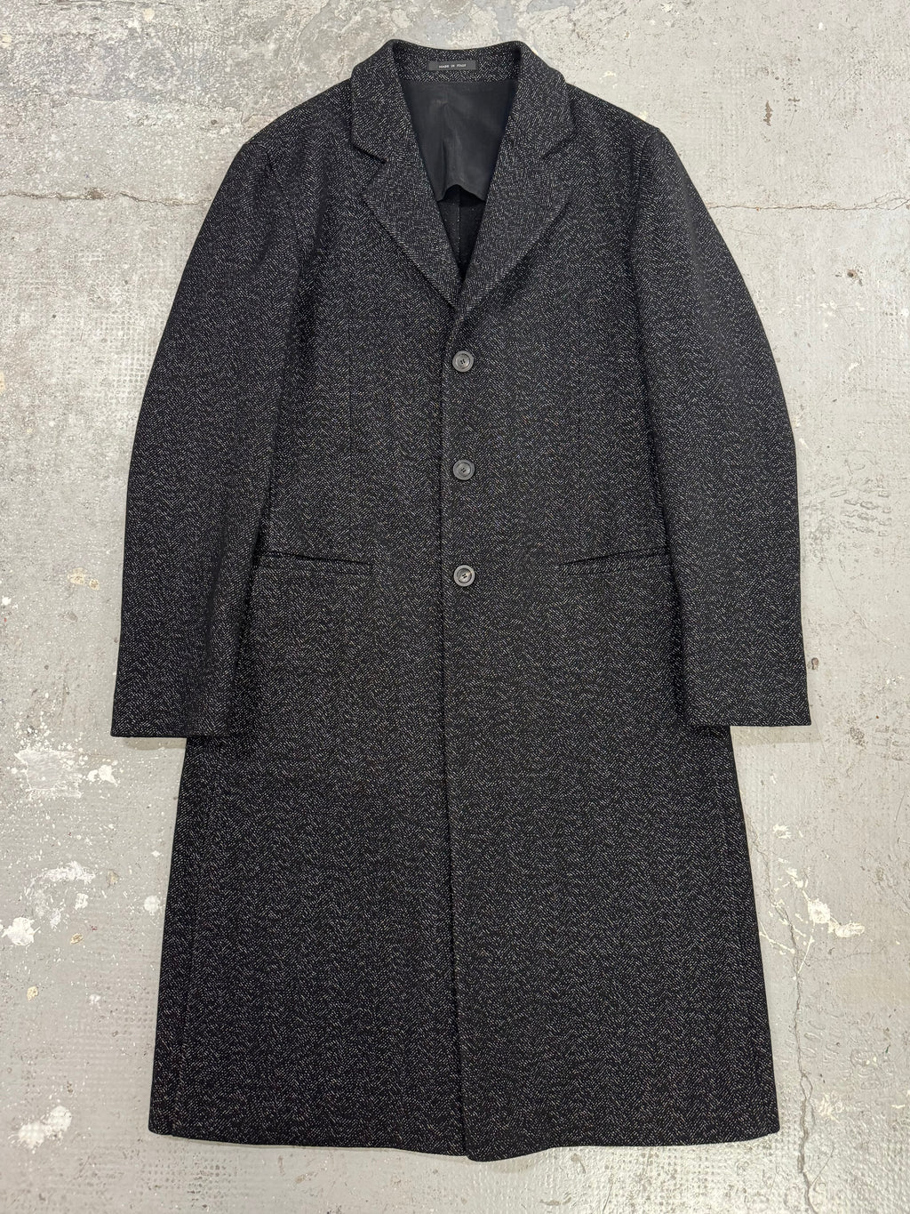 AW2005 Emporio Armani Trench Wool Obscure Coat (M)