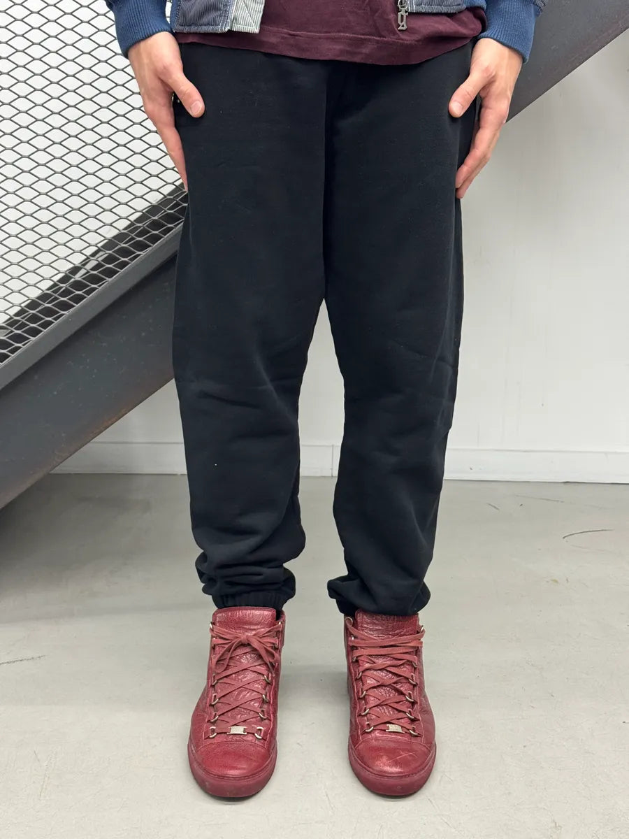 AW2016 Balenciaga Black Cotton Jogger Pants MASqHPpF 0