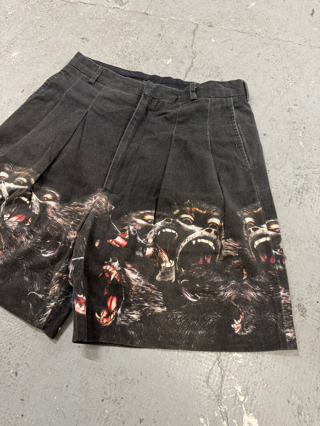SS2016 Givenchy Black Monkey Print Short by Riccardo Tisci – Dolce