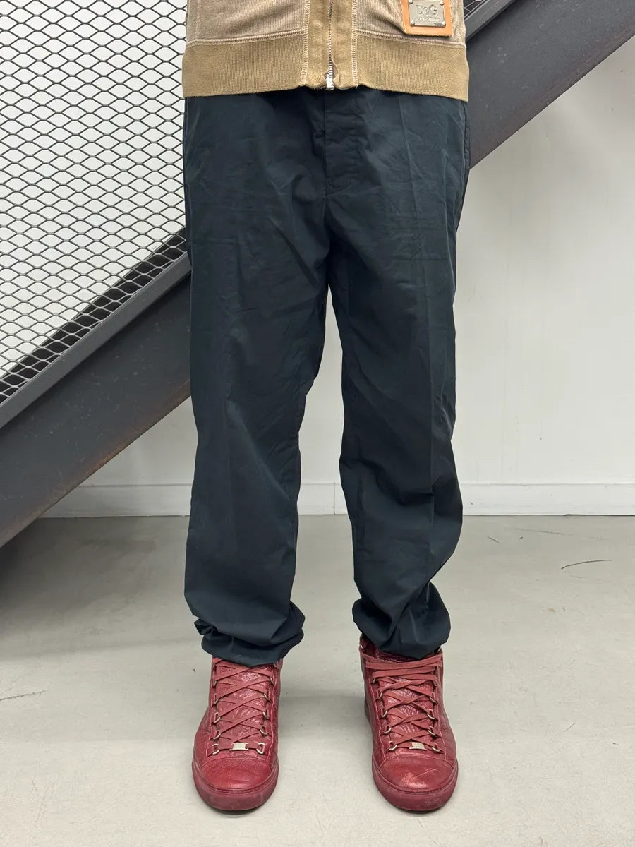 2010s Prada Black Cozy Buckle-Tab Pants PJvslphB 2