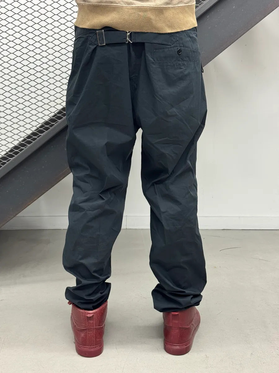 2010s Prada Black Cozy Buckle-Tab Pants PJvslphB 4