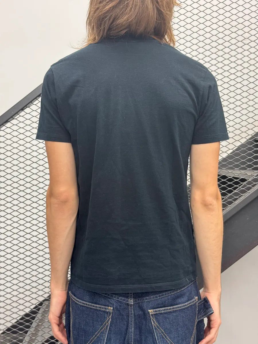2000s Yves Saint Laurent Black YSL Propaganda T-Shirt KVPanNtx 1