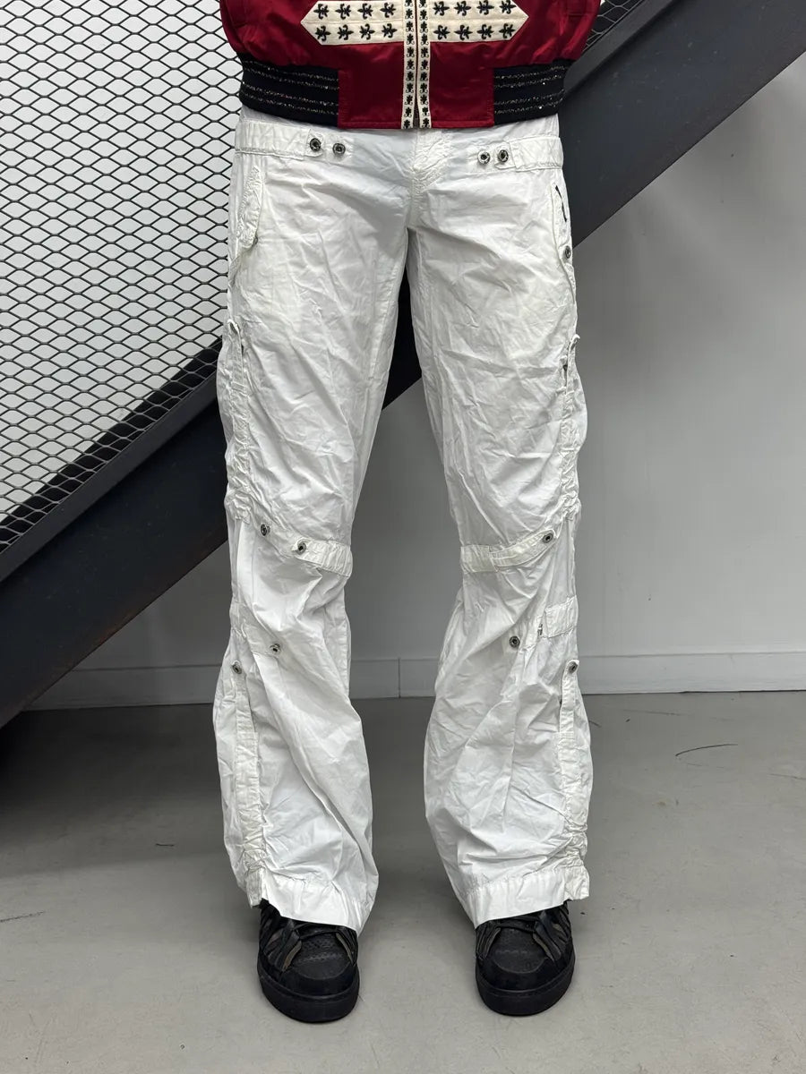 SS2004 Dolce & Gabbana White  Multi-Pocket Cargo Pants rgDrBMVM 0