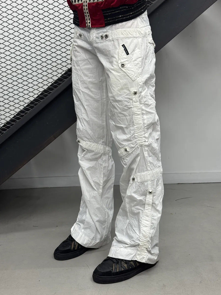 SS2004 Dolce & Gabbana White  Multi-Pocket Cargo Pants rgDrBMVM 1