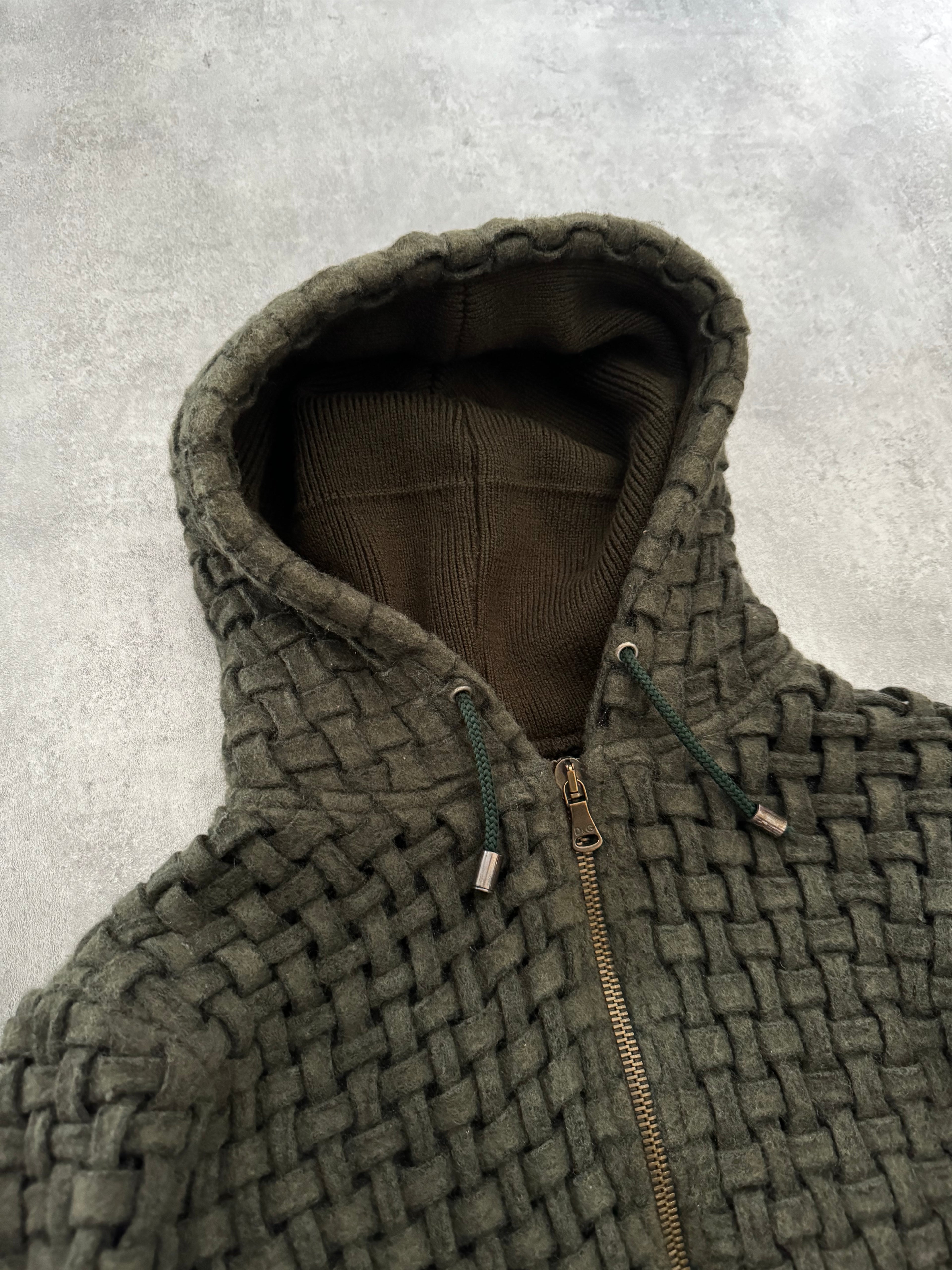 AW2008 Dolce & Gabbana Olive Green Assembly Royal Wool Sweater