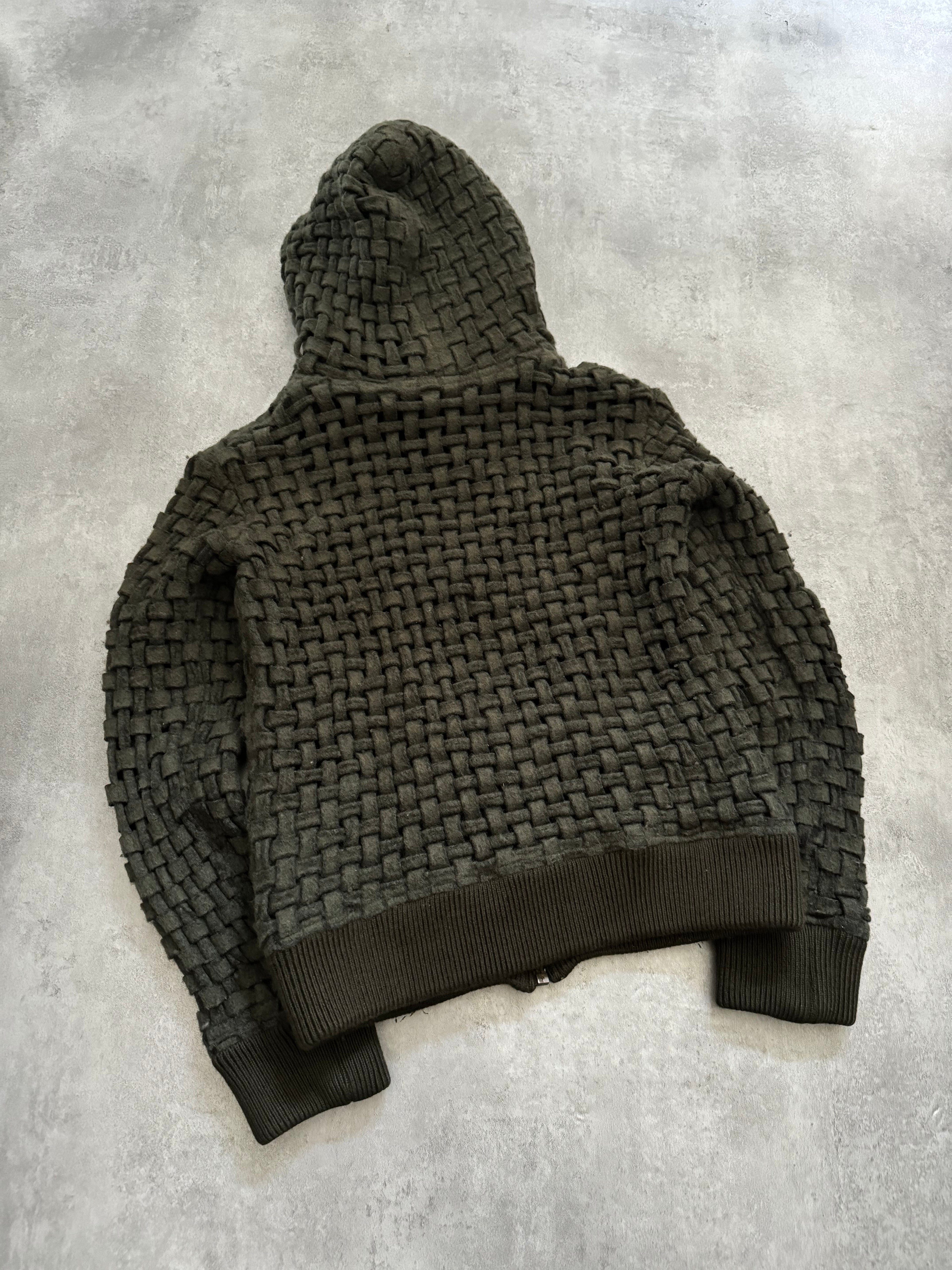 AW2008 Dolce & Gabbana Olive Green Assembly Royal Wool Sweater