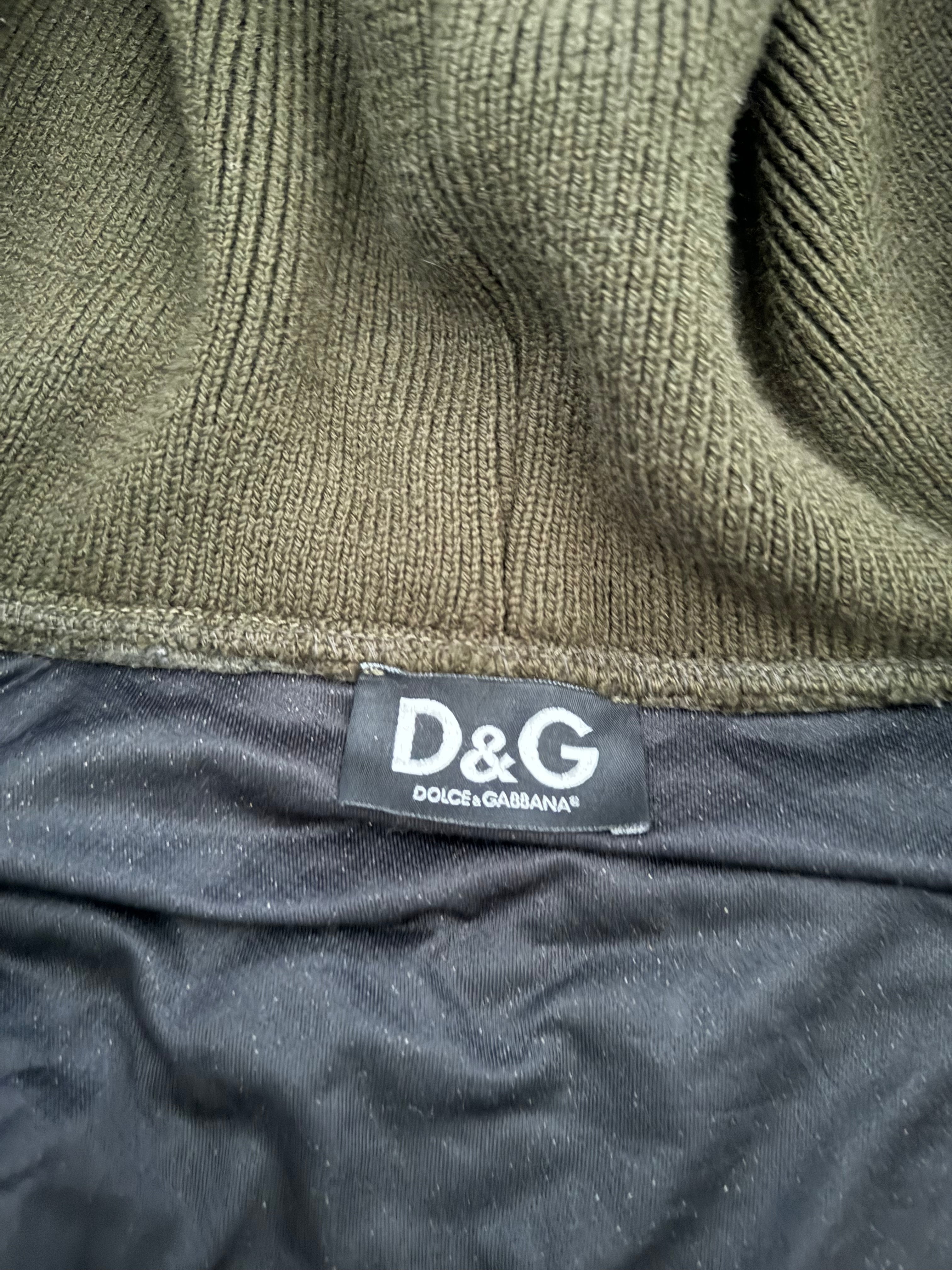 AW2008 Dolce & Gabbana Olive Green Assembly Royal Wool Sweater