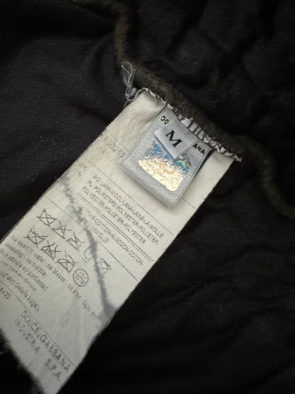 AW2008 Dolce & Gabbana Olive Green Assembly Royal Wool Sweater